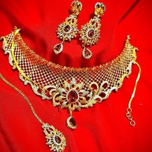 Bridal wedding jewelry set